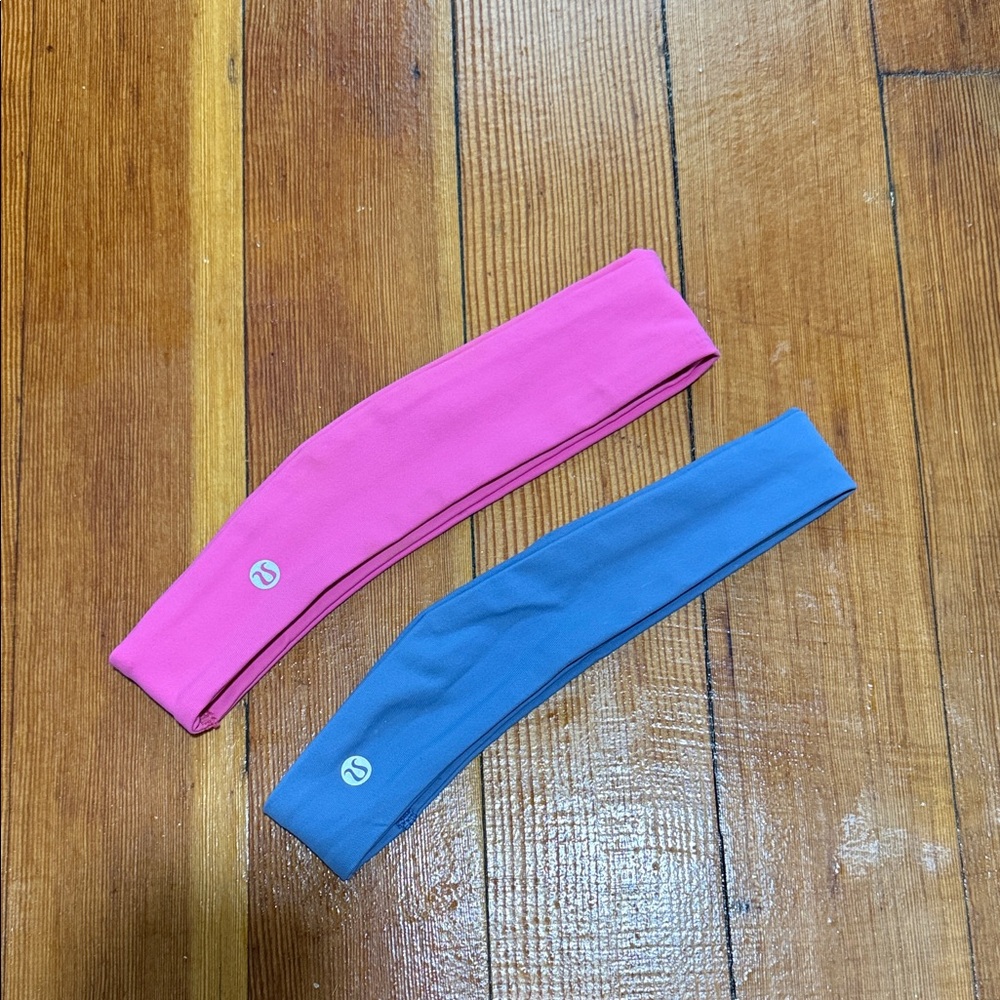 lululemon athletica Pink and Blue Headbands